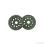 Diamant komschijf DUBBELE RIJ Ø125mm GROEN