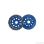 Meule diamantée DOUBLE PISTE Ø125mm BLEU