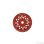 Meule diamantée DOUBLE PISTE Ø180mm ROUGE
