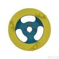 Diamond cup wheel TURBO MONSTA 3S Ø180mm YELLOW